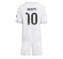 Real Madrid Kylian Mbappe #10 Koszulka Podstawowa dzieci 2025-26 Krótki Rękaw (+ krótkie spodenki)